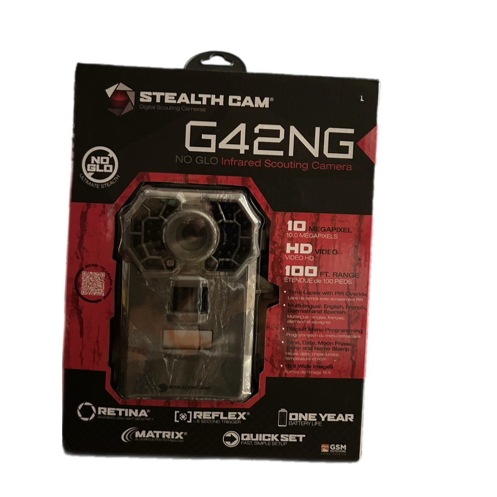 STEALTH CAM G42NG No-Glo low light infrared Wildlife CAMERA 10 MP  - NEW in pack